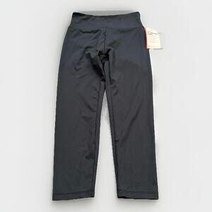 Bally Total Fitness Womens Black 22” High Rise Capri Legging Pants Size M NWT